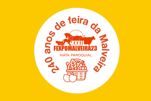 Logotipo Cãominhada FEXPOMALVEIRA 2019